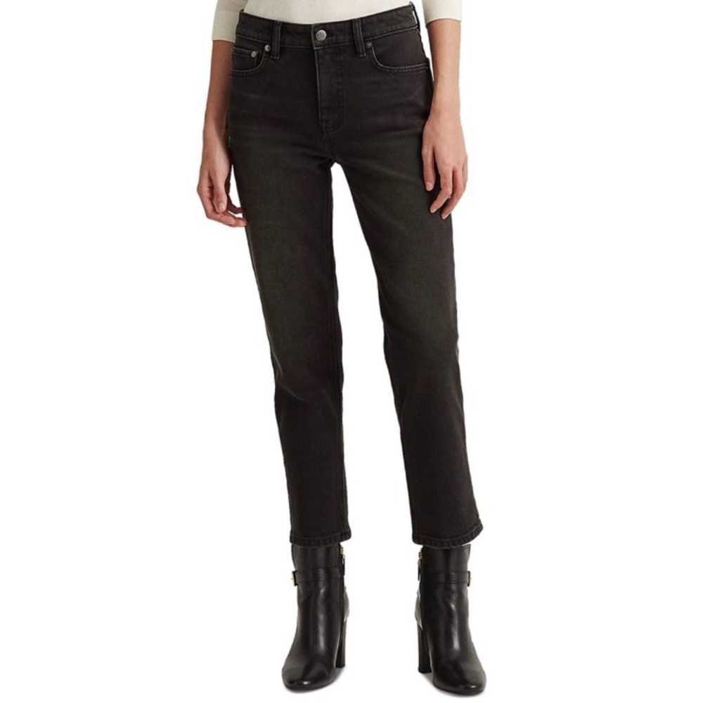 ✨NWT Ralph Lauren High Rise Straight Ankle Jeans